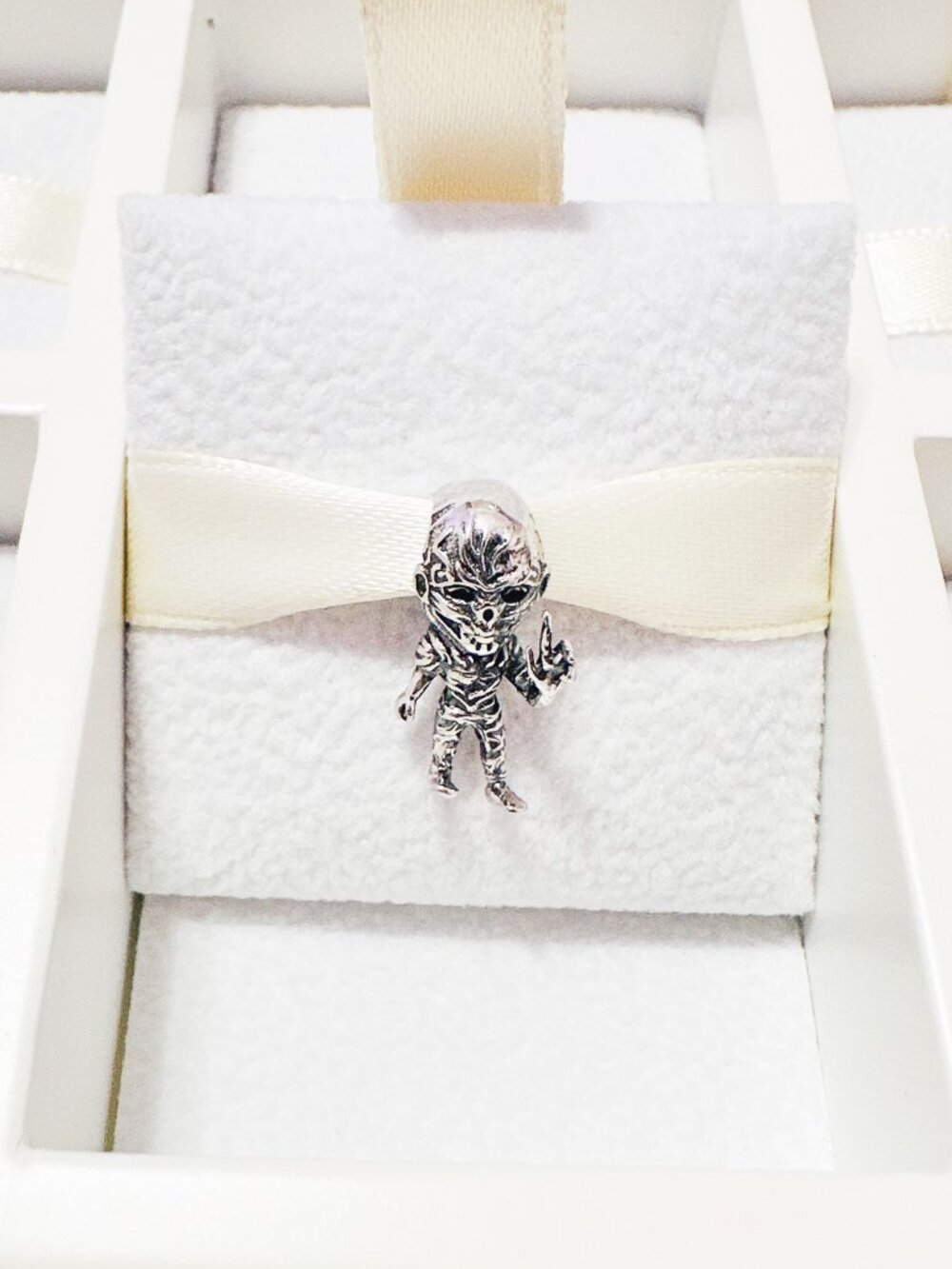 925 Sterling Silver Stranger Things Vecna Charm Bead Fits Pandora Bracelets